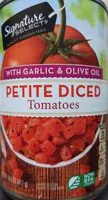 Mängden socker i Petite Diced Tomatoes with Garlic & Olive Oil
