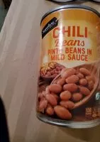Mängden socker i Chili pinto beans in mild sauce, chili