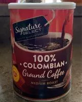 Mängden socker i 100% colombian fround coffee
