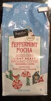 Mängden socker i Peppermint mocha light roast ground coffee