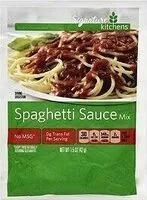Mängden socker i Spaghetti Sauce Mix