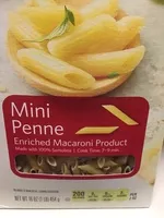 Mängden socker i Mini penne, enriched macaroni product