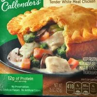 Mängden socker i Creamy mushroom chicken pot pie tender white meat chicken, creamy mushroom chicken