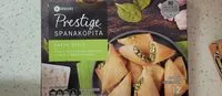 Mängden socker i Prestige spanakopita
