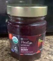 Mängden socker i Prestige spread mixed berry