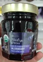 Mängden socker i Wilde harvested blueberry