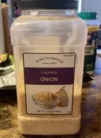 Mängden socker i Chopped onion