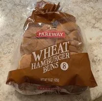 Mängden socker i Wheat hamburger buns
