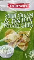 Mängden socker i Sour Cream & Onion Potato Chips