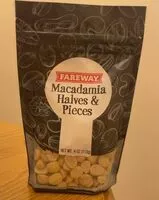 Mängden socker i Macadamia Halves