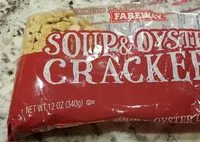 Mängden socker i Soup and oyster crackers
