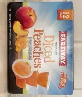 Mängden socker i diced peaches