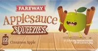 Mängden socker i Applesauce Squeezies Cinnamon Apple