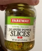Mängden socker i Fareway jalapeño slices