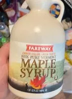 Mängden socker i Fareway Maple syrup