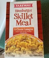 Mängden socker i Hamburger skillet meal