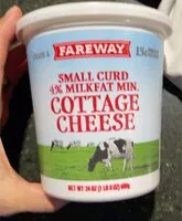 Mängden socker i Small Curd Cottage Cheese