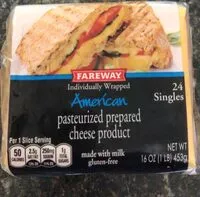 Mängden socker i American cheese singles