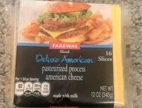 Mängden socker i Deluxe American Pasteurized Process American Cheese