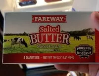 Mängden socker i Fareway Salted Butter