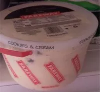 Mängden socker i Cookies ang Cream ice cream