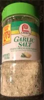 Mängden socker i Garlic salt