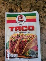 Mängden socker i Taco spices & seasoning mix, taco
