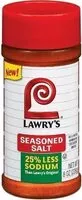 Mängden socker i Less sodium seasoned salt