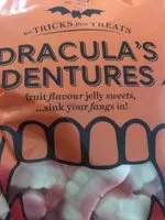 Mängden socker i Dracula's Dentures