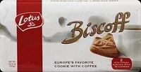Mängden socker i Biscoff europes favorite cookie with coffee with