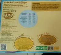 Mängden socker i P'tits-B Crousti'Choco