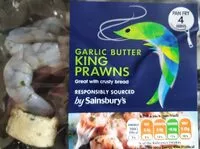 Mängden socker i Garlic Butter King Prawns