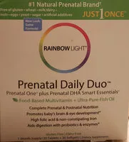 Mängden socker i Prenatal Daily Duo