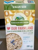Mängden socker i Cascadian farm organic