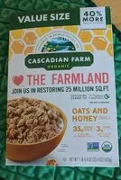 Mängden socker i The farmland oats and honey cereal
