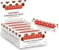 Mängden socker i Larabar gluten free bar coconut chocolate chip