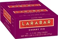 Mängden socker i Larabar gluten free bar cherry pie whole food dairy free snacks