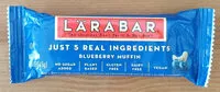 Mängden socker i Larabar gluten free bar blueberry muffin