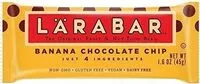 Mängden socker i Larabar Banana Chocolate Chip Fruit & Nut Bar