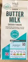 Mängden socker i Butter milk chicken tenders