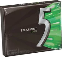 Mängden socker i Spearmint rain 5 gum