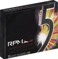 Mängden socker i Wrigley's rpm sugarfree gum