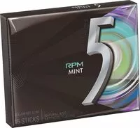 Mängden socker i Rpm mint sugarfree gum