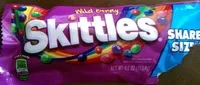 Mängden socker i Skittles Wild berry share size