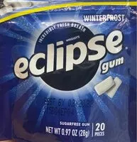 Mängden socker i Eclipse Gum- Winterfrost