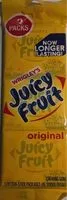 Mängden socker i Juicy Fruit