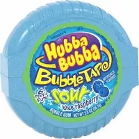 Mängden socker i Hubba bubba sour blue raspberry bubble gum tape