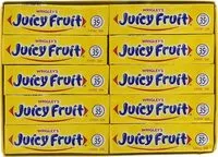 Mängden socker i Juicy fruit original gum stick