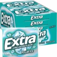 Mängden socker i Polar ice sugarfree gum