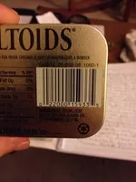 Mängden socker i Altoids